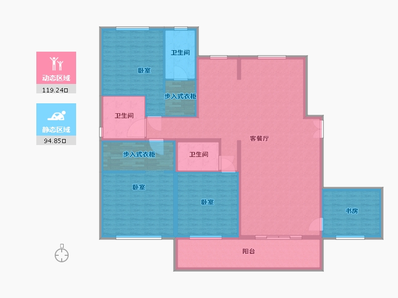 湖北省-武汉市-江御-196.00-户型库-动静分区