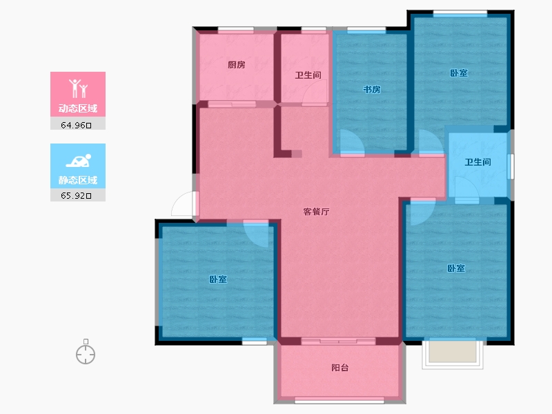 山东省-济宁市-南池御都-117.00-户型库-动静分区