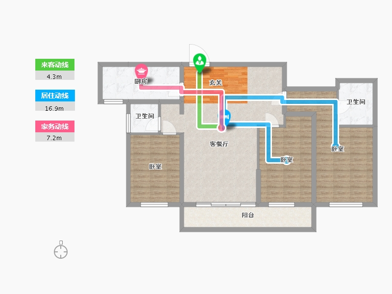 湖北省-武汉市-江御-110.00-户型库-动静线