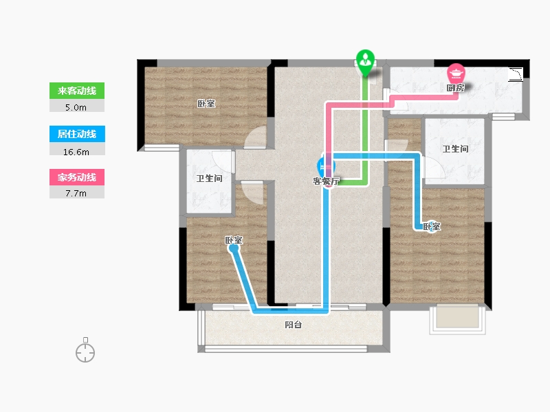 河南省-驻马店市-遂平天纵御府-98.81-户型库-动静线