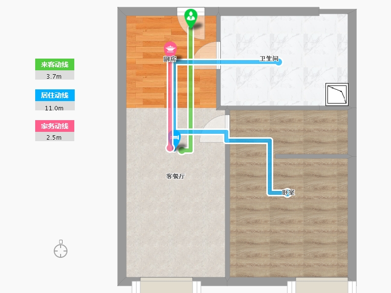 河南省-信阳市-和谐广场-46.27-户型库-动静线