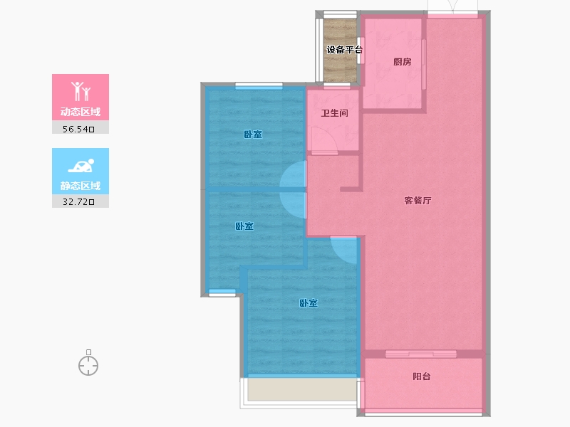 湖北省-宜昌市-建投樾山-83.13-户型库-动静分区