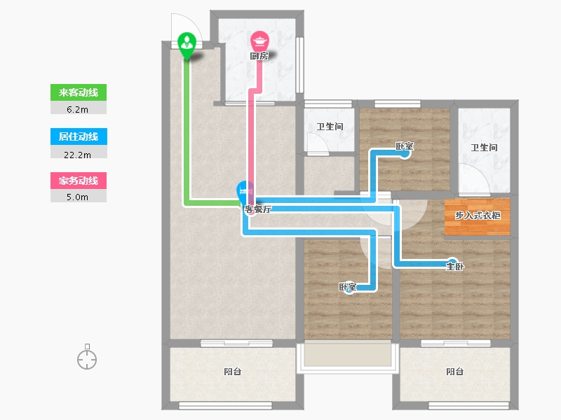 河南省-南阳市-金河湾-96.99-户型库-动静线