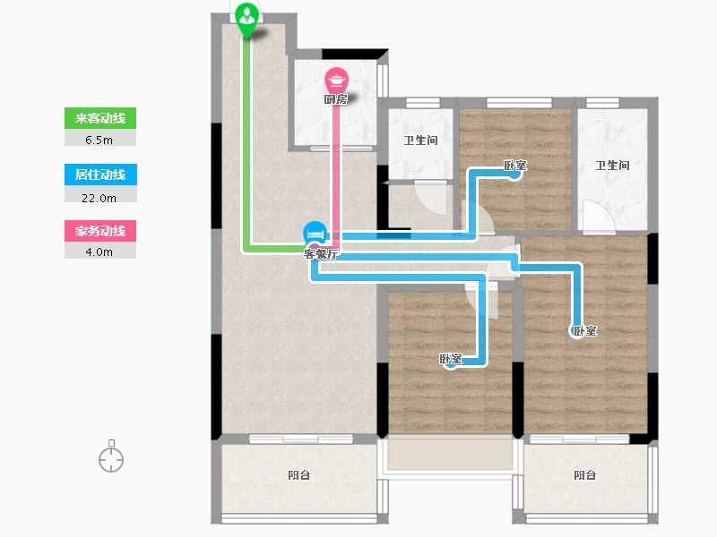 河南省-南阳市-社旗三杰•盛世城-92.00-户型库-动静线