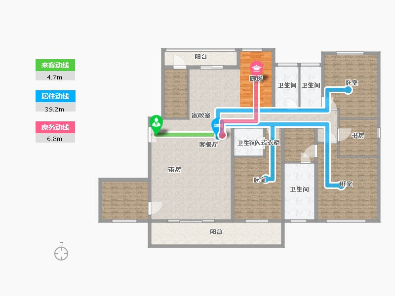 湖北省-武汉市-江御-234.09-户型库-动静线