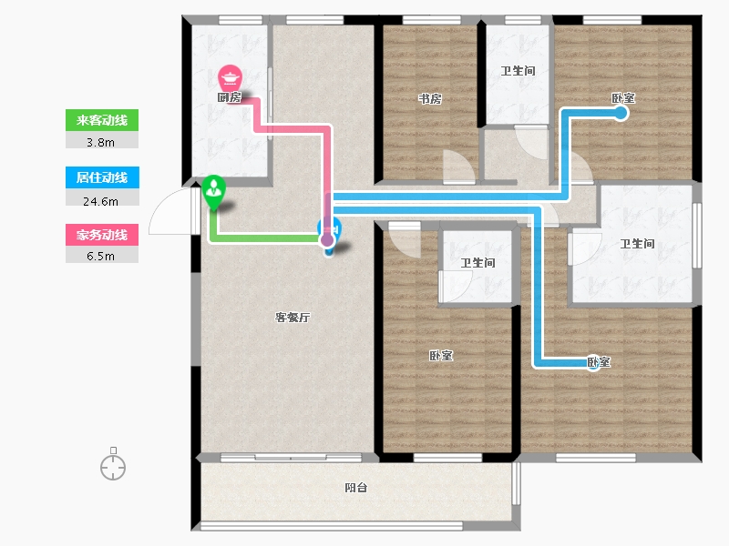 湖北省-武汉市-江御-169.01-户型库-动静线