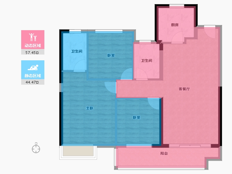 江西省-上饶市-中骏云景台-92.00-户型库-动静分区