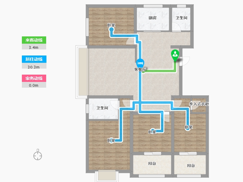 山东省-济宁市-睿湖印象-112.00-户型库-动静线