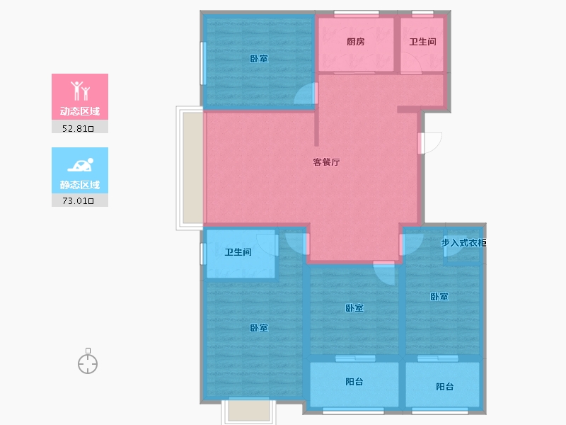 山东省-济宁市-睿湖印象-112.00-户型库-动静分区