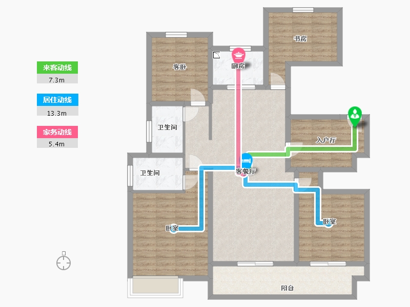 河南省-驻马店市-龙湖美景-114.59-户型库-动静线