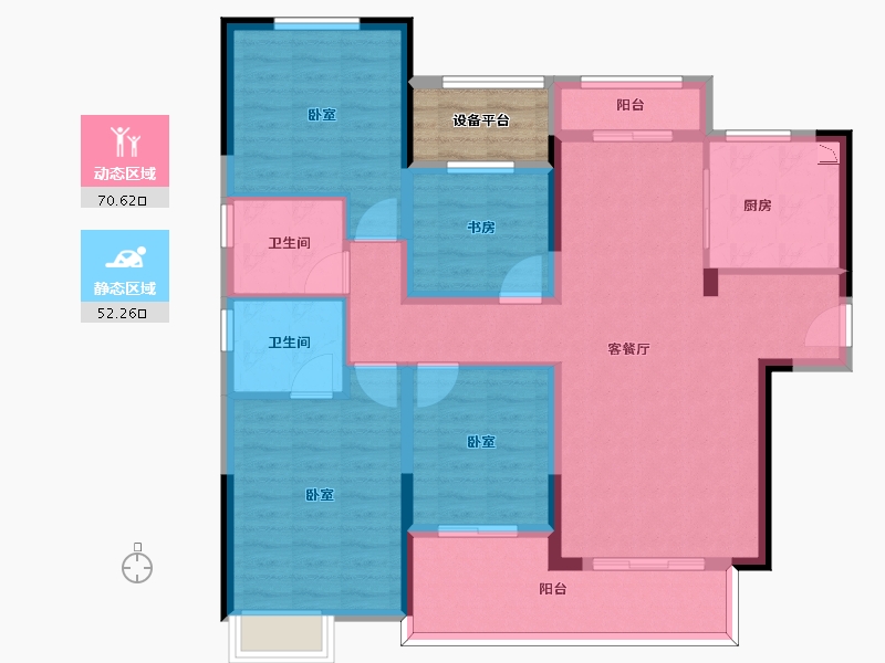 河南省-驻马店市-遂平天纵御府-114.00-户型库-动静分区