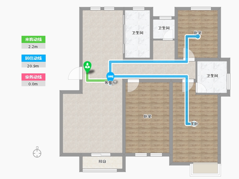 山东省-东营市-山东新汇御园-119.90-户型库-动静线