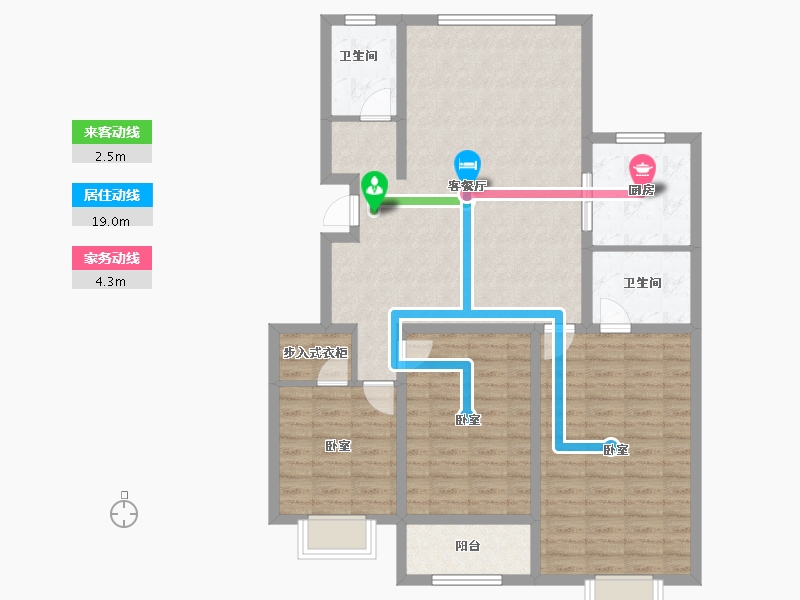 山东省-济宁市-睿湖印象-108.00-户型库-动静线