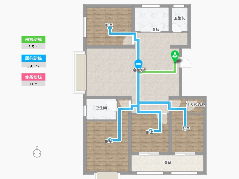 山东省-济宁市-睿湖印象-110.00-户型库-动静线