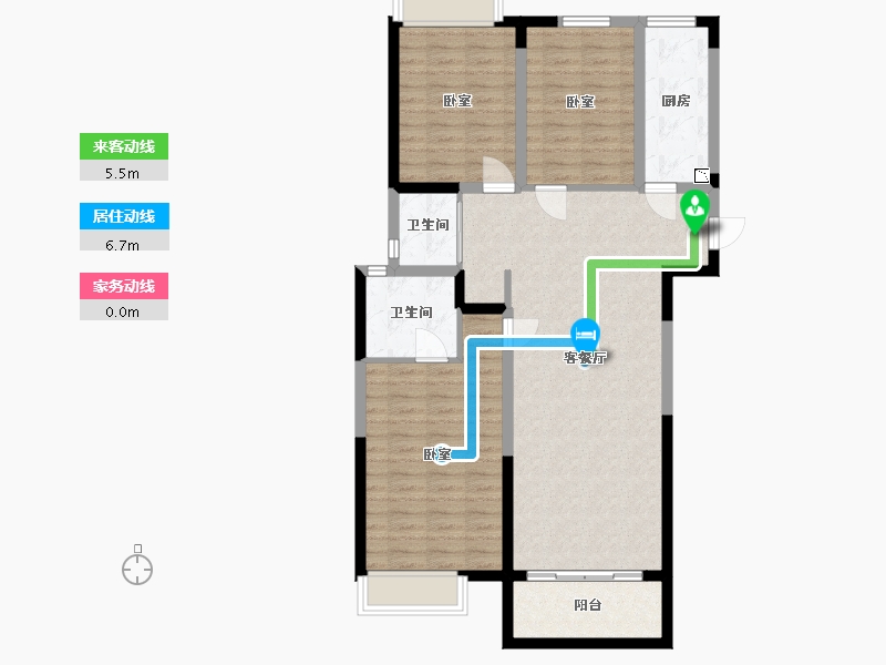 湖北省-武汉市-武地华发时光-99.01-户型库-动静线