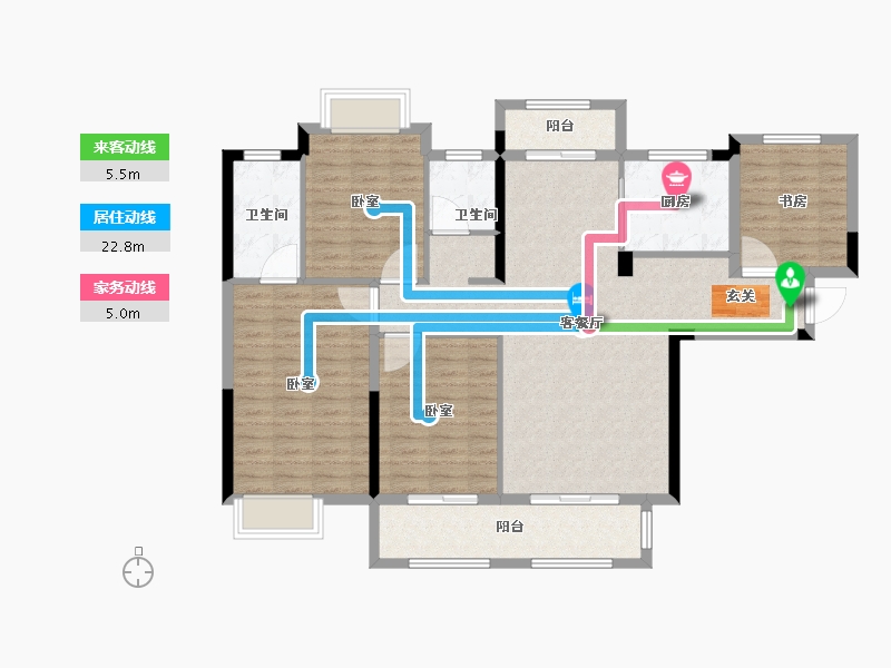 河南省-驻马店市-遂平天纵御府-114.20-户型库-动静线