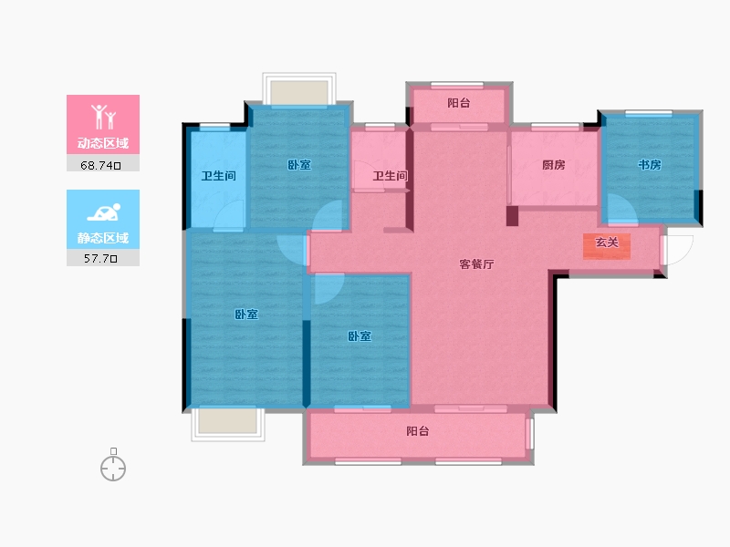 河南省-驻马店市-遂平天纵御府-114.20-户型库-动静分区