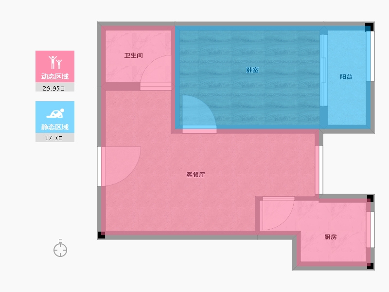 河南省-郑州市-长江一号宏图-41.61-户型库-动静分区