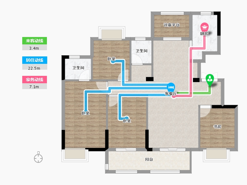 河南省-驻马店市-遂平天纵御府-114.00-户型库-动静线