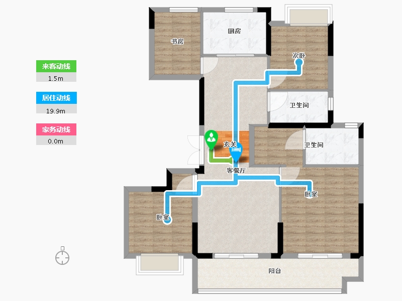 湖北省-武汉市-中建锦绣楚城-114.01-户型库-动静线