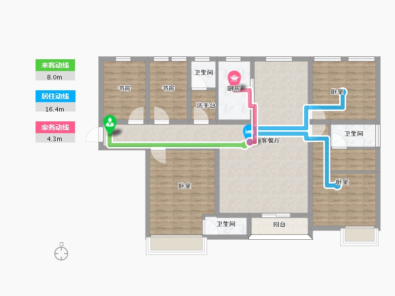 河南省-许昌市-大众紫气城-122.00-户型库-动静线