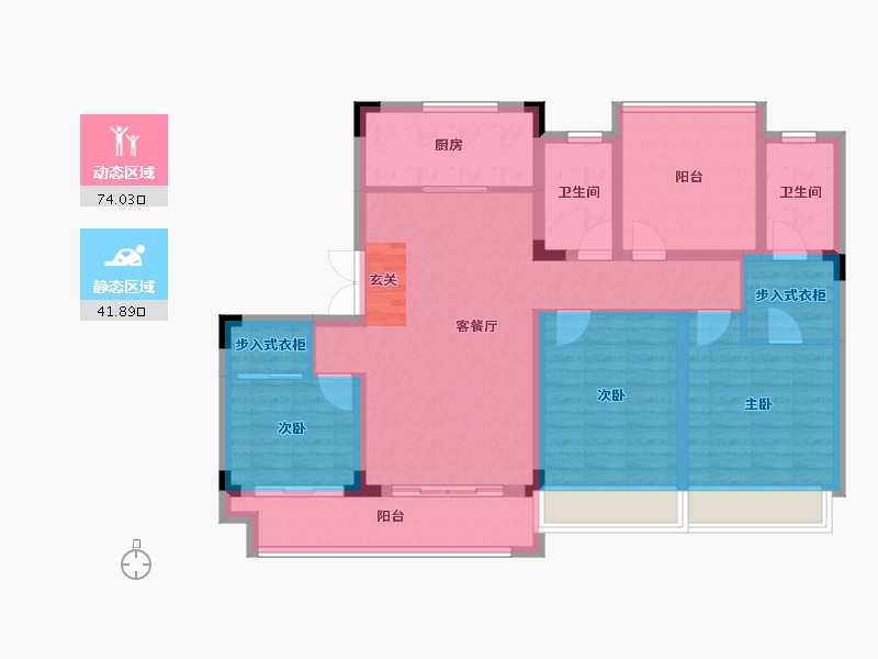 安徽省-滁州市-城市之星-103.20-户型库-动静分区