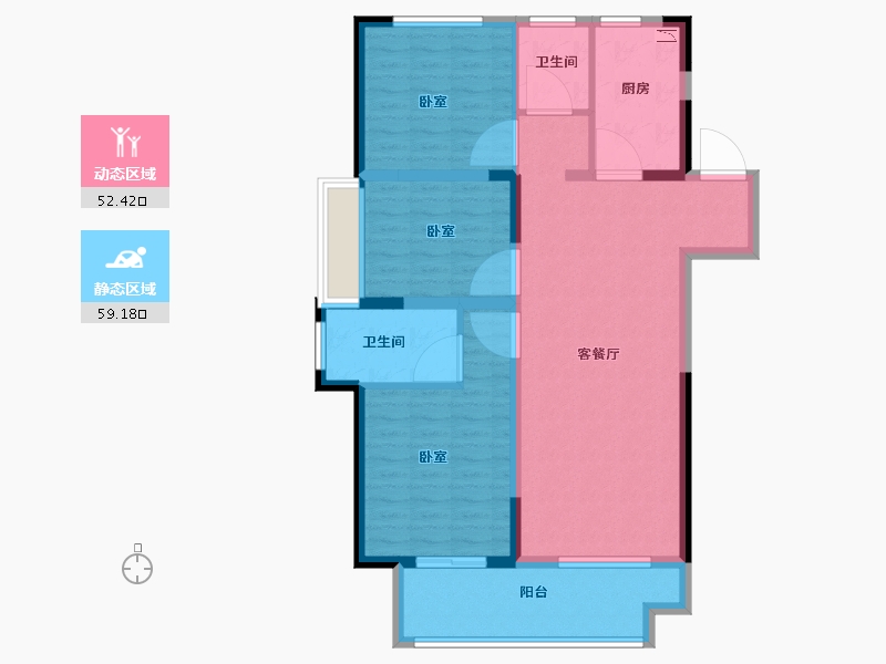 河南省-商丘市-悦珑府-99.99-户型库-动静分区