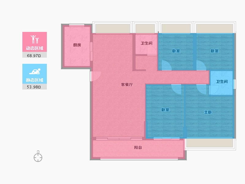 河南省-南阳市-方城名矗山水中央-112.00-户型库-动静分区