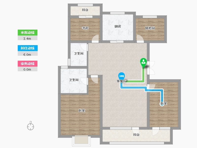 山东省-济宁市-红星瑞马世家-111.99-户型库-动静线