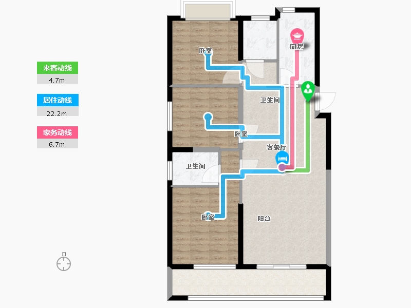 湖北省-武汉市-中建锦绣楚城-101.00-户型库-动静线