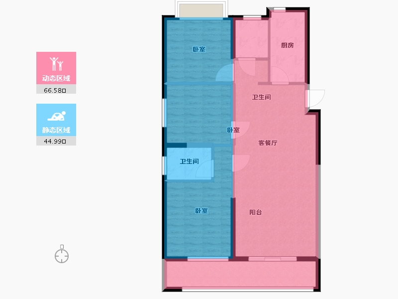 湖北省-武汉市-中建锦绣楚城-101.00-户型库-动静分区