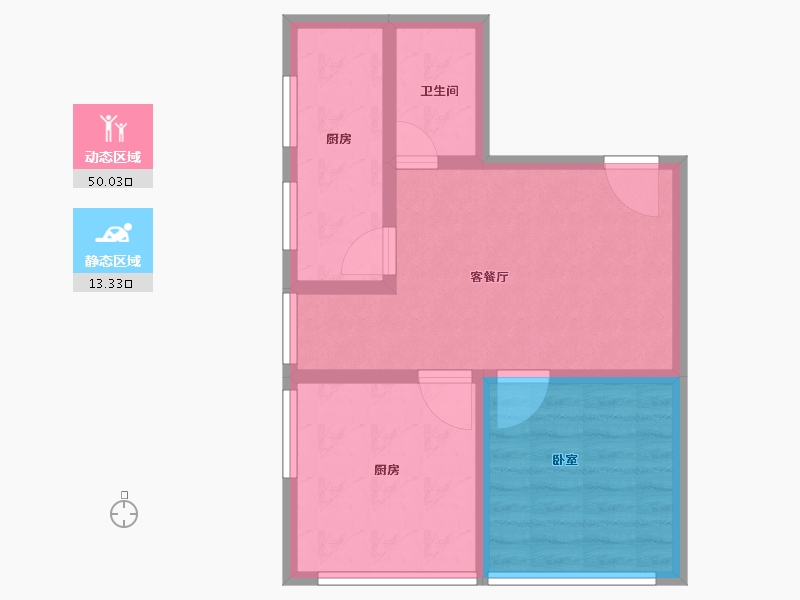 河南省-郑州市-新颖创客公社-55.99-户型库-动静分区