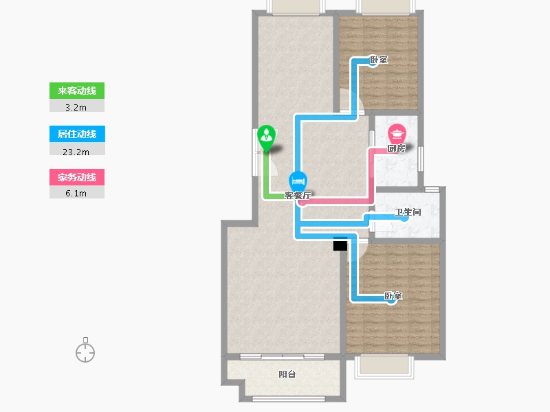 河南省-驻马店市-华府东方-116.94-户型库-动静线