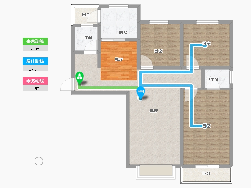 河南省-许昌市-荣城尚府-101.71-户型库-动静线