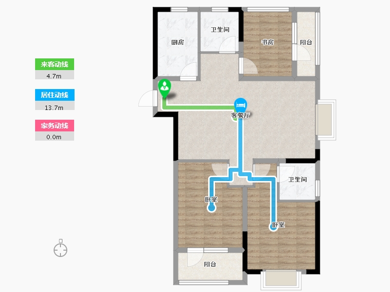 山东省-济宁市-亿丰壹品轩-98.00-户型库-动静线