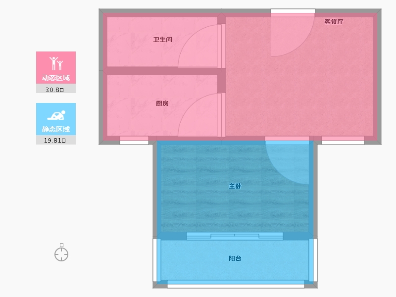 山东省-威海市-那香海国际旅游度假区-44.99-户型库-动静分区