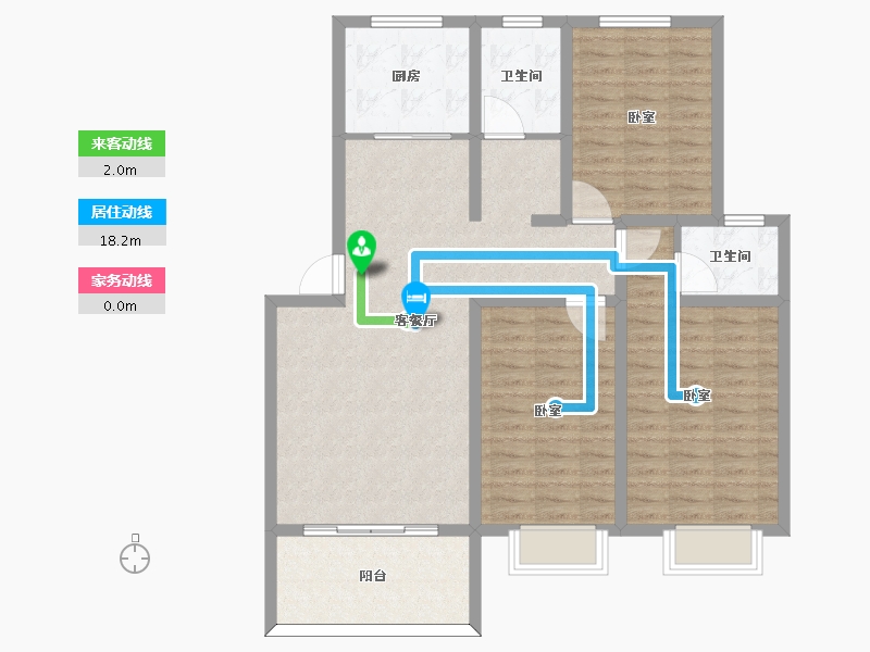 河南省-许昌市-荣城尚府-102.30-户型库-动静线