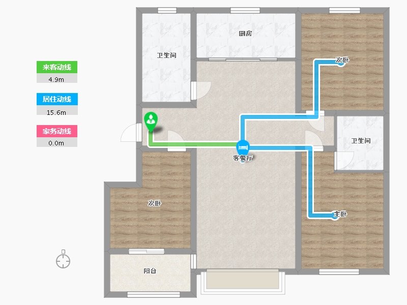 山东省-潍坊市-润地心悦城-112.00-户型库-动静线