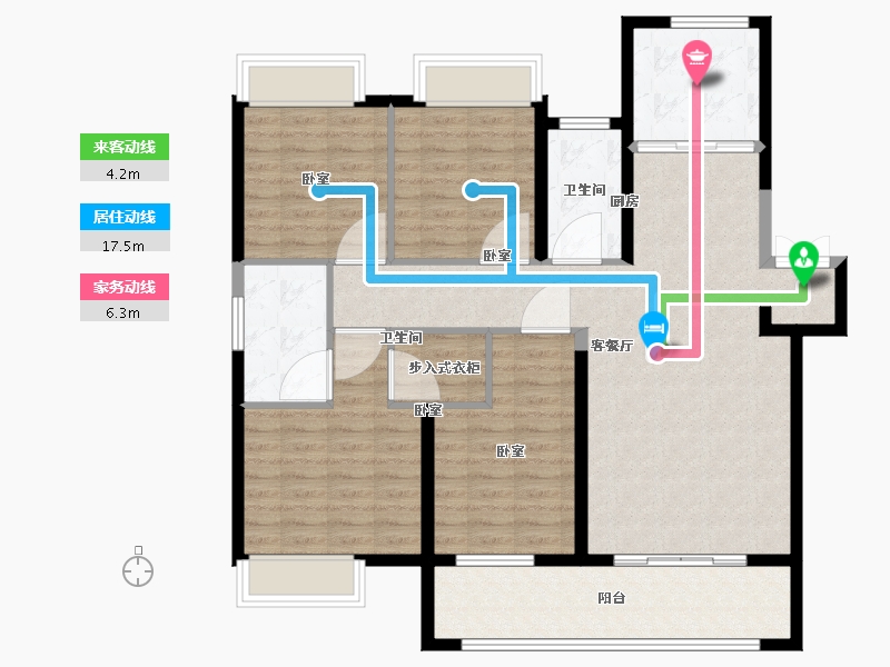 湖北省-武汉市-中建锦绣楚城-114.00-户型库-动静线