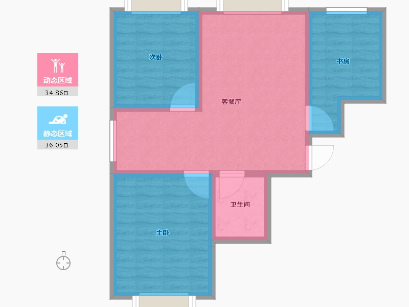 山东省-威海市-北港富海家园-63.00-户型库-动静分区