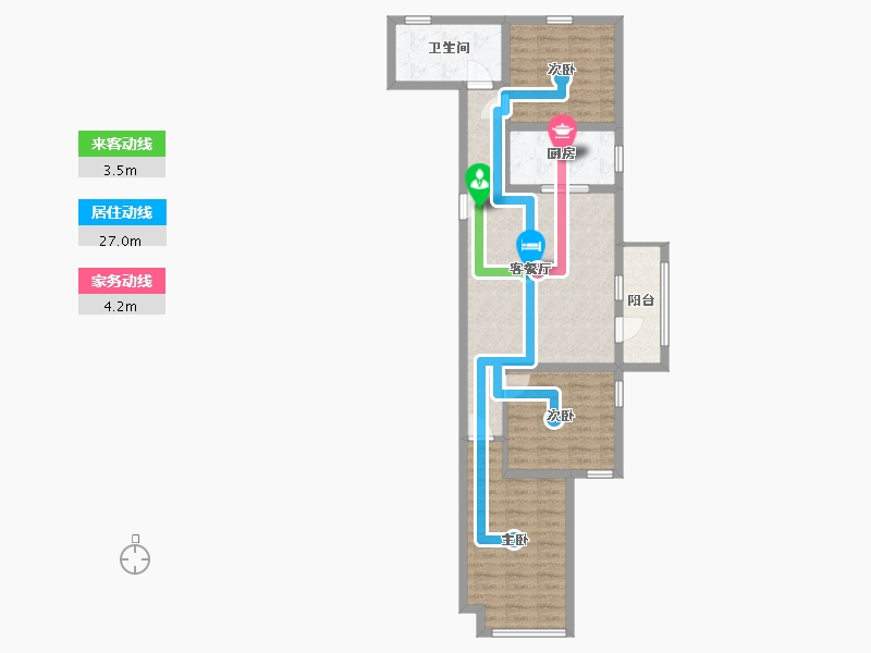 山东省-临沂市-鲁班国际-81.86-户型库-动静线