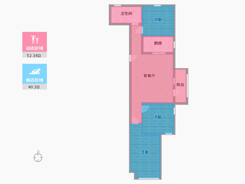 山东省-临沂市-鲁班国际-81.86-户型库-动静分区