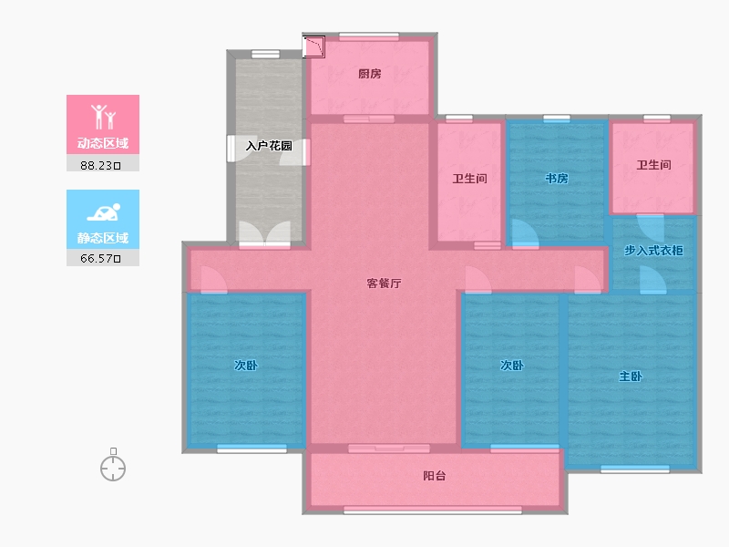 山东省-临沂市-宝丽财富广场-149.37-户型库-动静分区