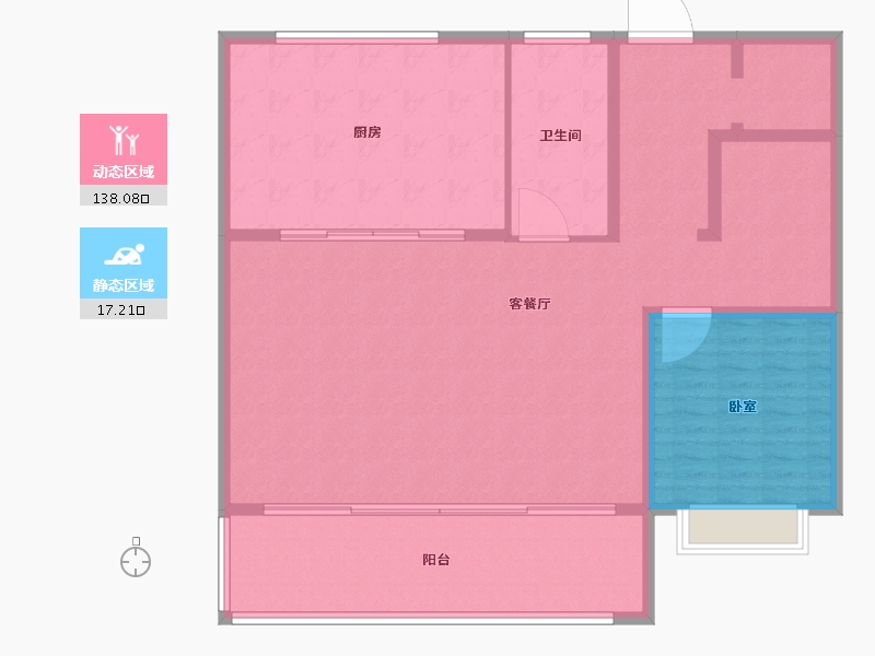 山东省-济南市-龙湖天宸原著-144.01-户型库-动静分区