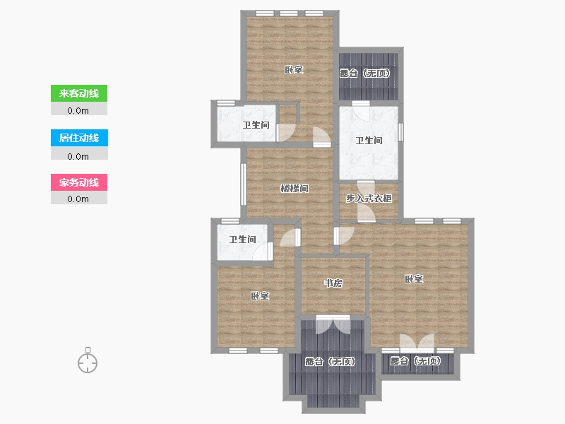 湖北省-武汉市-联投花山郡别墅-119.36-户型库-动静线