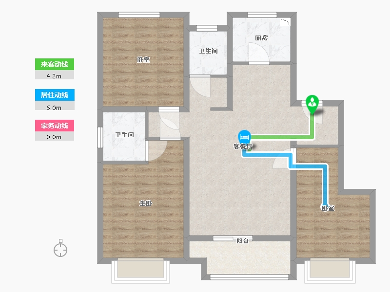 河南省-许昌市-泰·鸿府-97.01-户型库-动静线