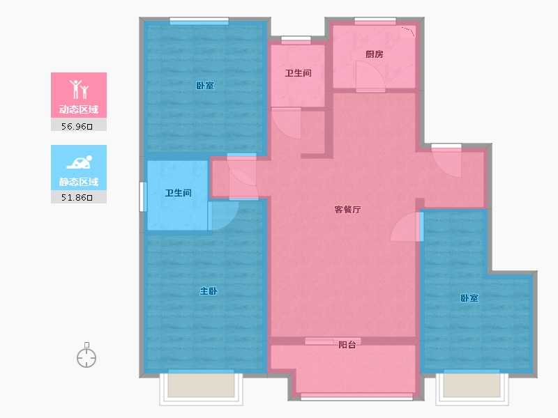 河南省-许昌市-泰·鸿府-97.01-户型库-动静分区