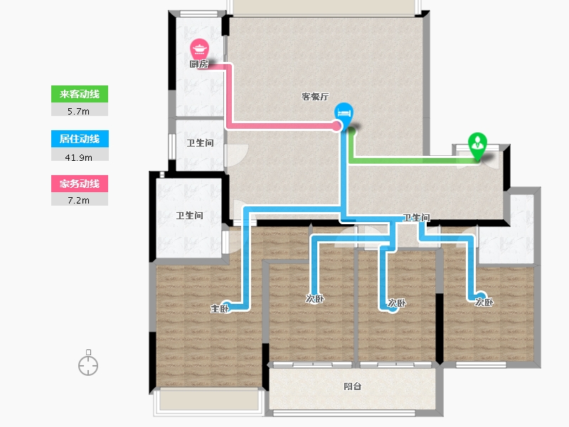 福建省-厦门市-建发养云-159.17-户型库-动静线