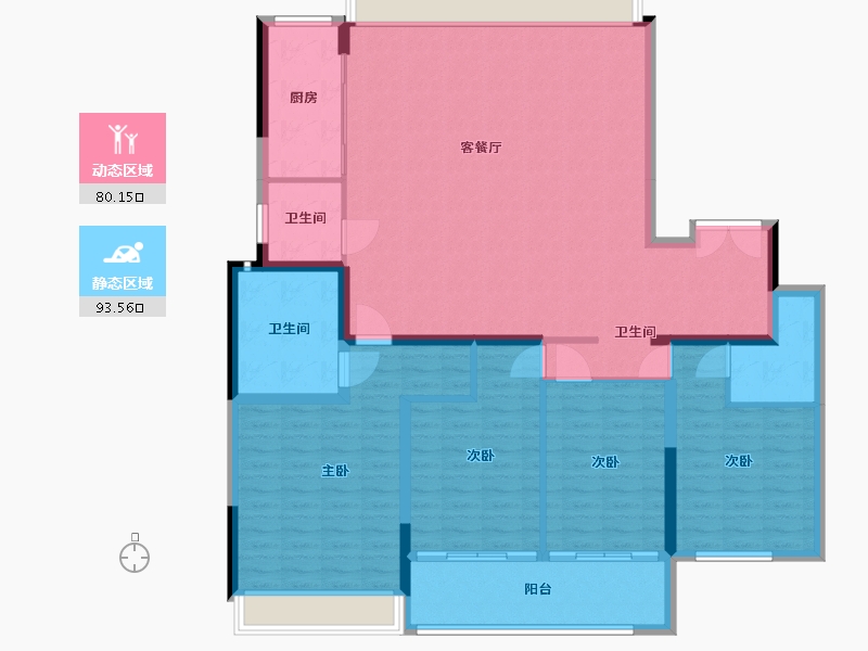 福建省-厦门市-建发养云-159.17-户型库-动静分区