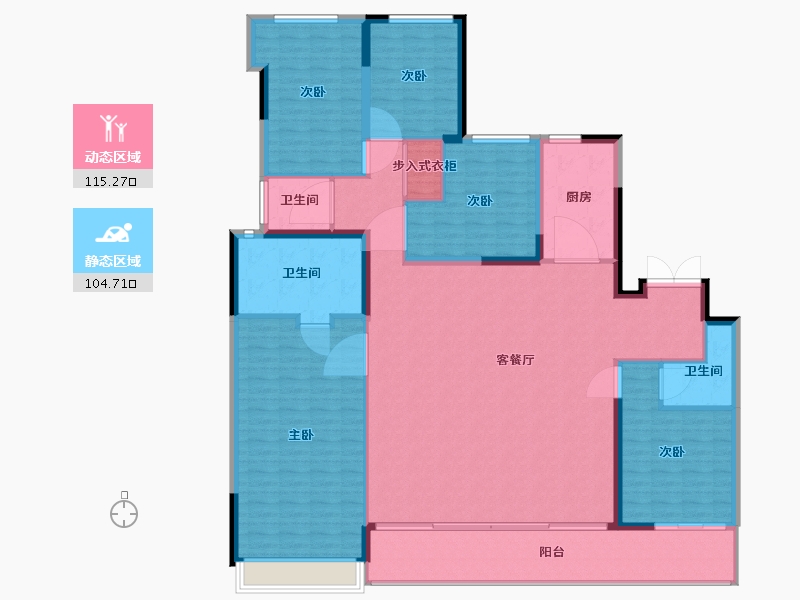 福建省-厦门市-建发养云-204.18-户型库-动静分区